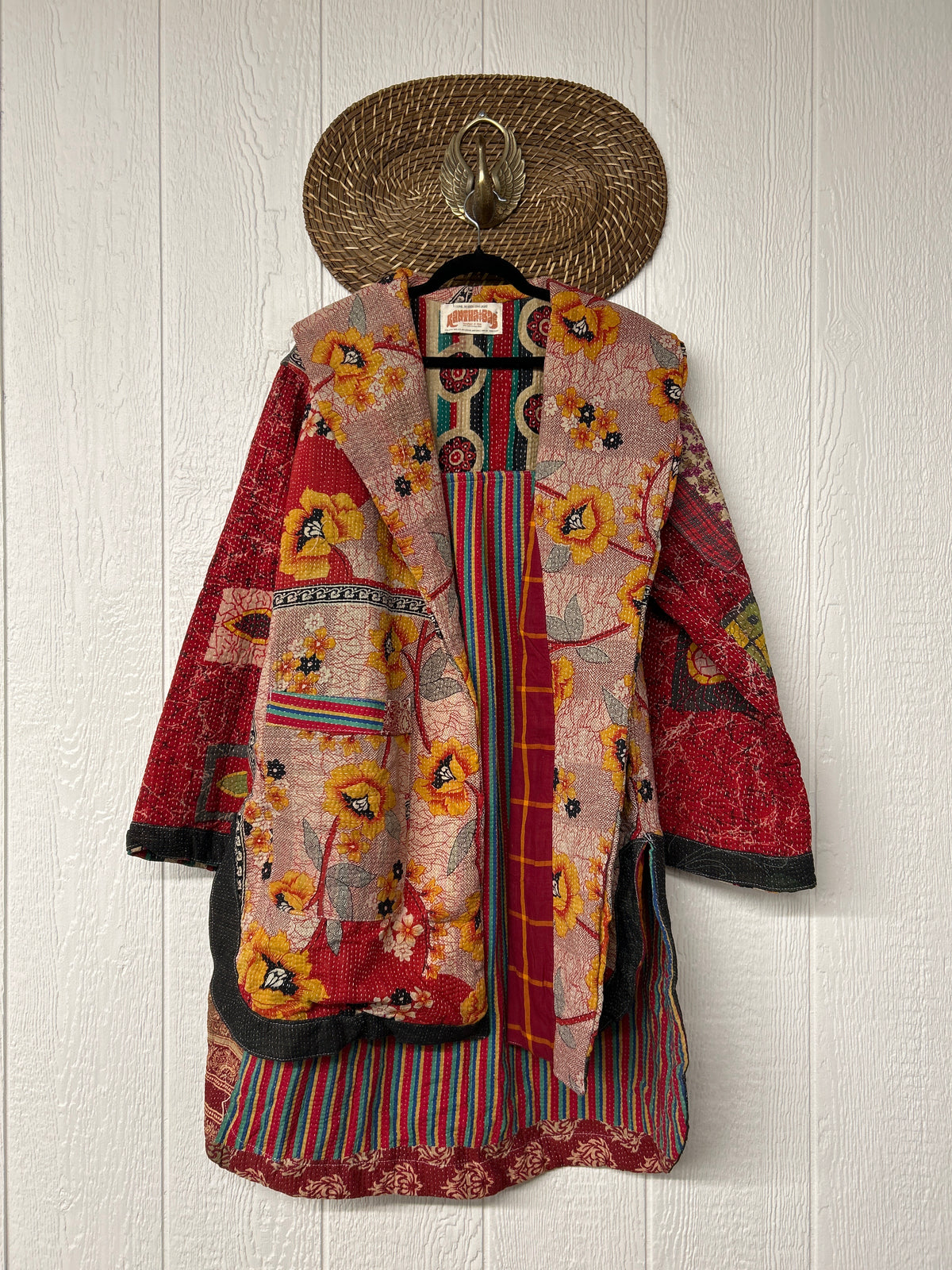 Fine Kantha Drifter Coat 1026 159