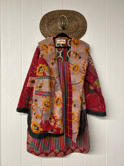 Fine Kantha Drifter Coat 1026 159