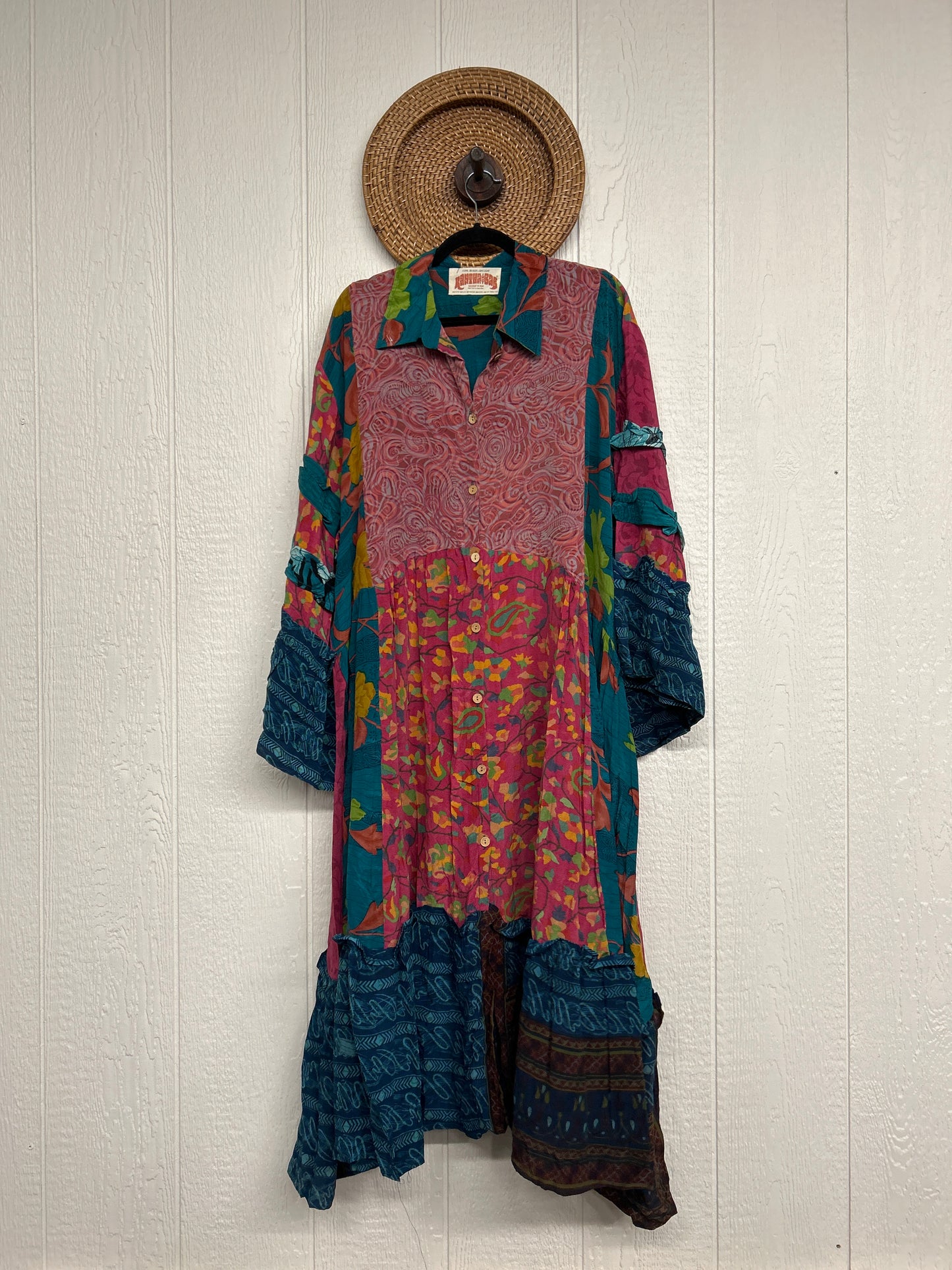 Crepe Sari Rhiannon Duster Dress 0226 261