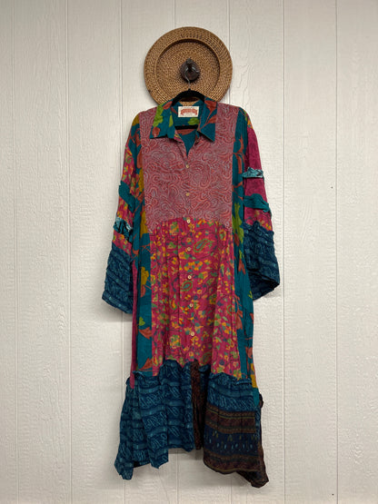 Crepe Sari Rhiannon Duster Dress 0226 261