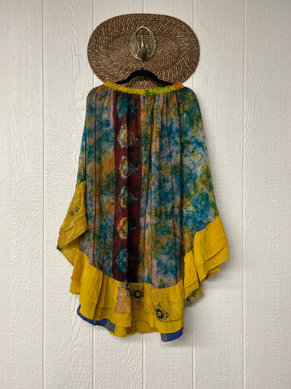 Crepe Wild Rose Skirt 1025 209