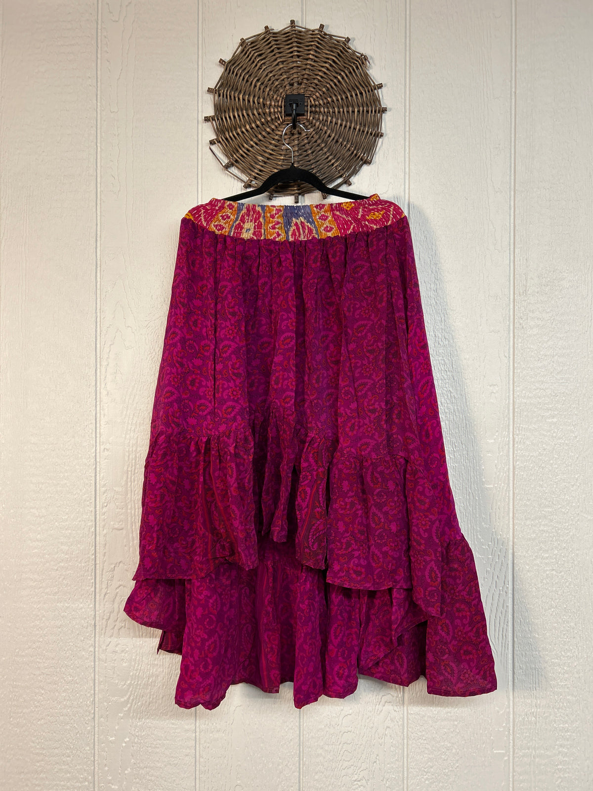 Crepe Sari Dahlia Skirt 1026 181
