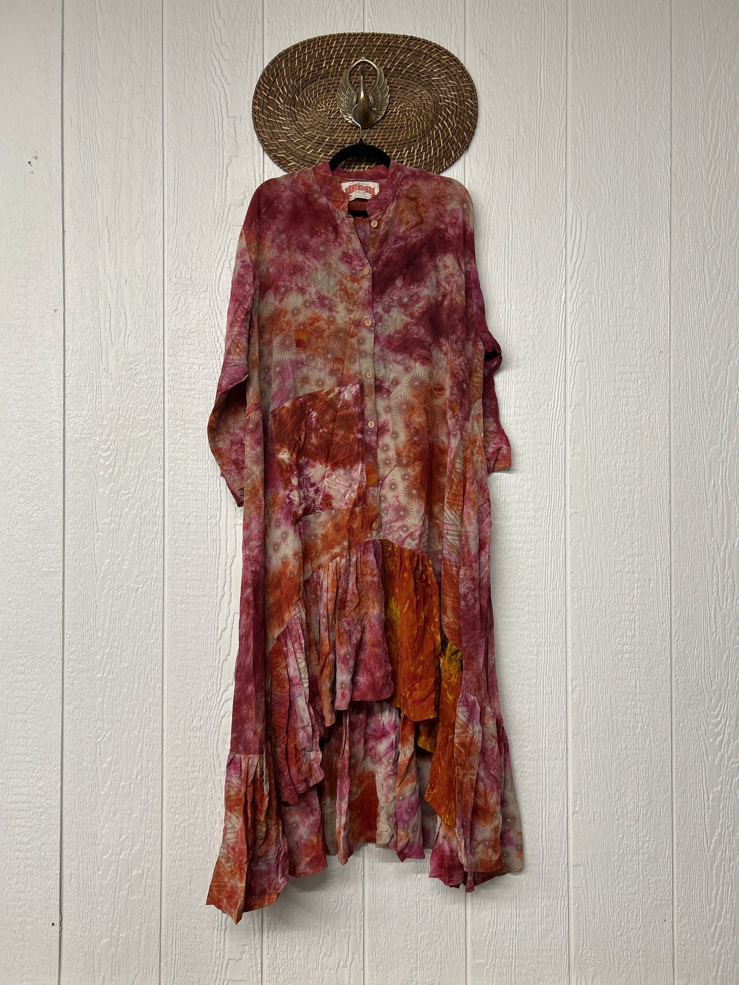 Crepe Sari Dahlia Duster Dress 0326 165