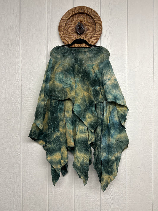 Pareo Kantha Pixie Skirt 0526 020