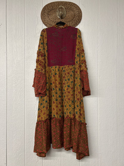 Crepe Sari Rhiannon Duster Dress 0226 103