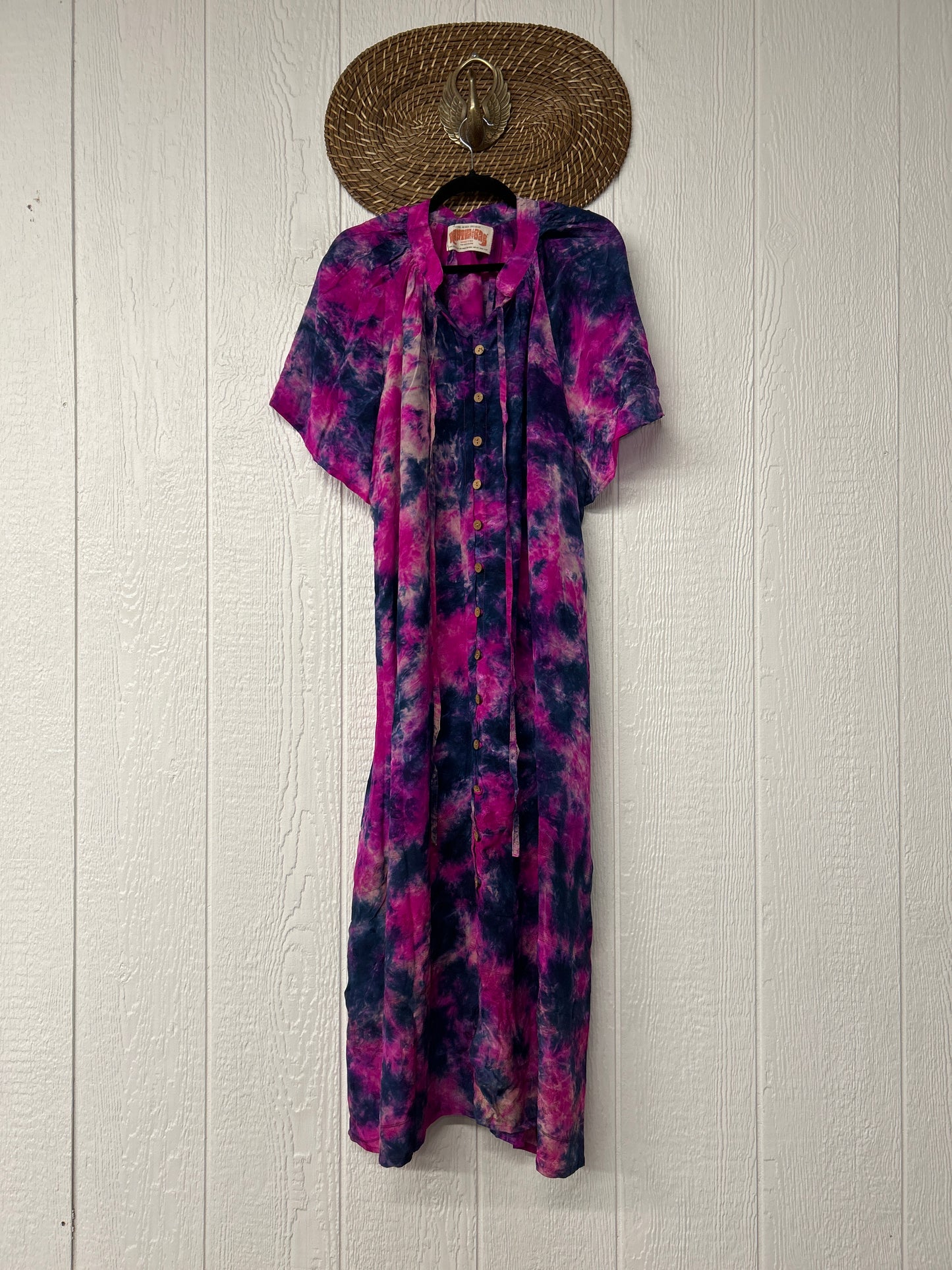 Crepe Sari Summer Woodstock Duster 0626 163