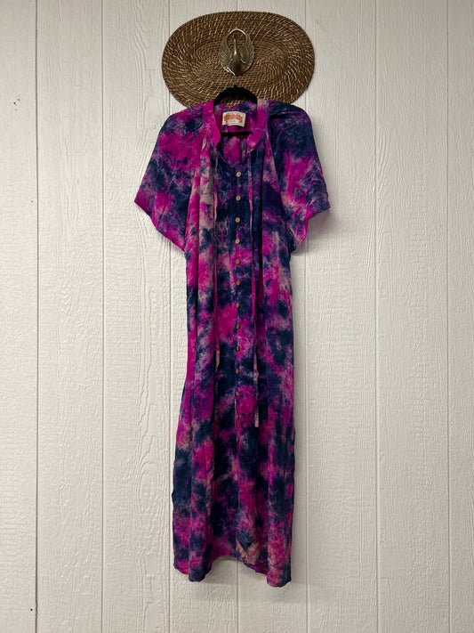 Crepe Sari Summer Woodstock Duster 0626 163