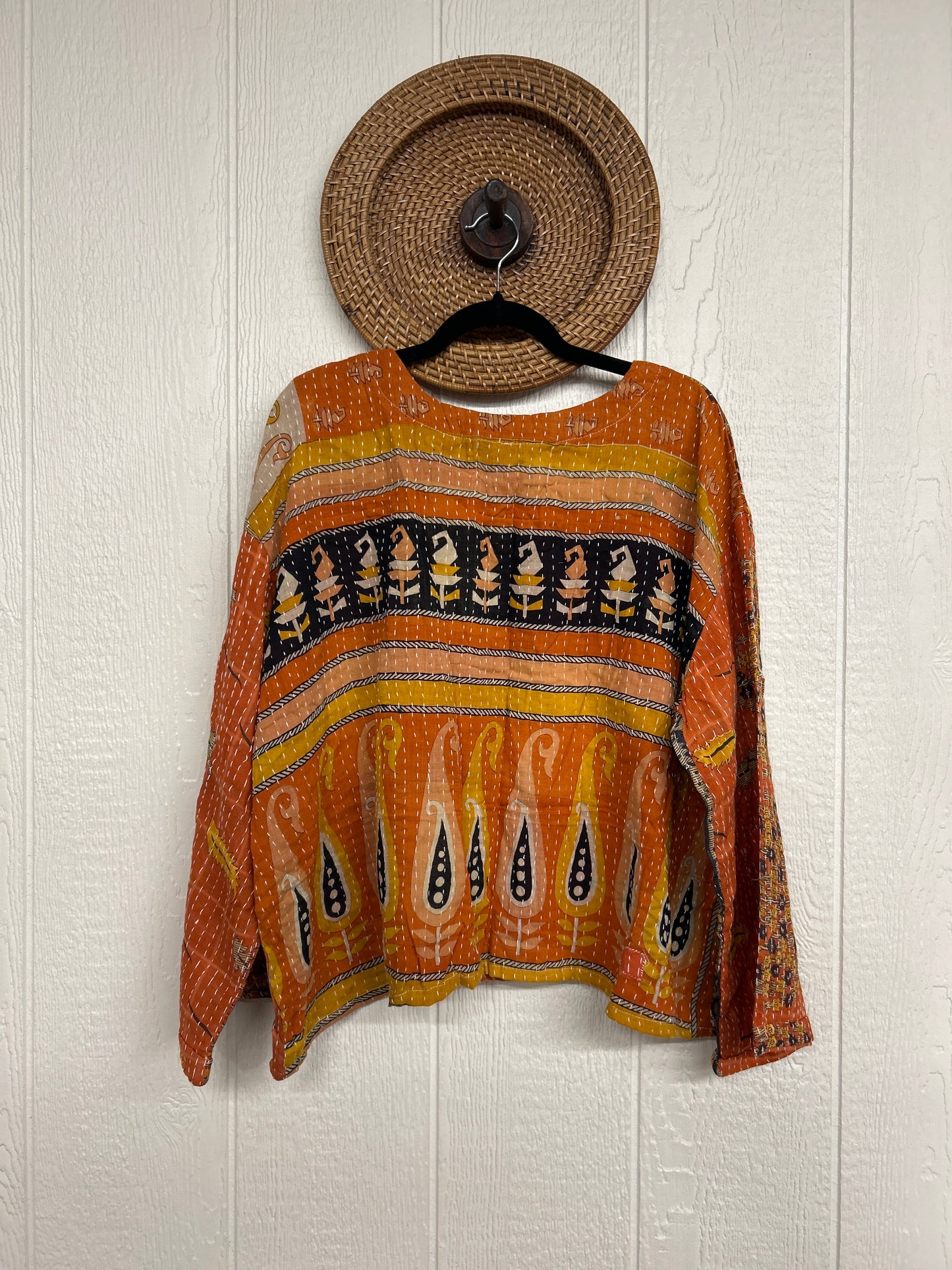 Pareo Kantha Wanderer Pocket Crop Top 0226 037