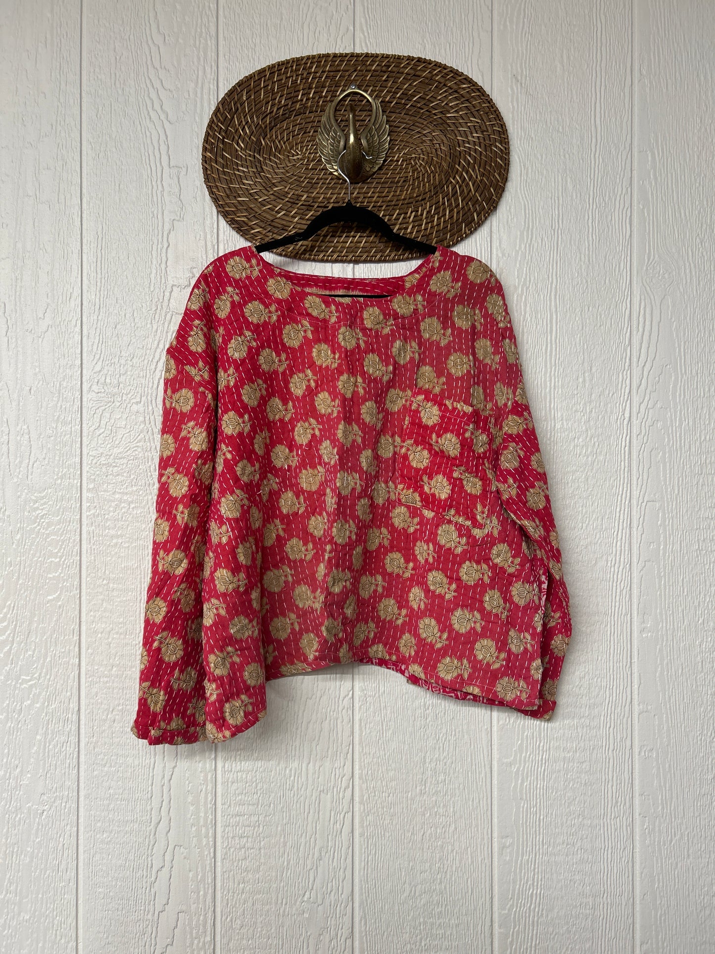 Pareo Kantha Wanderer Pocket Crop Top 0226 223