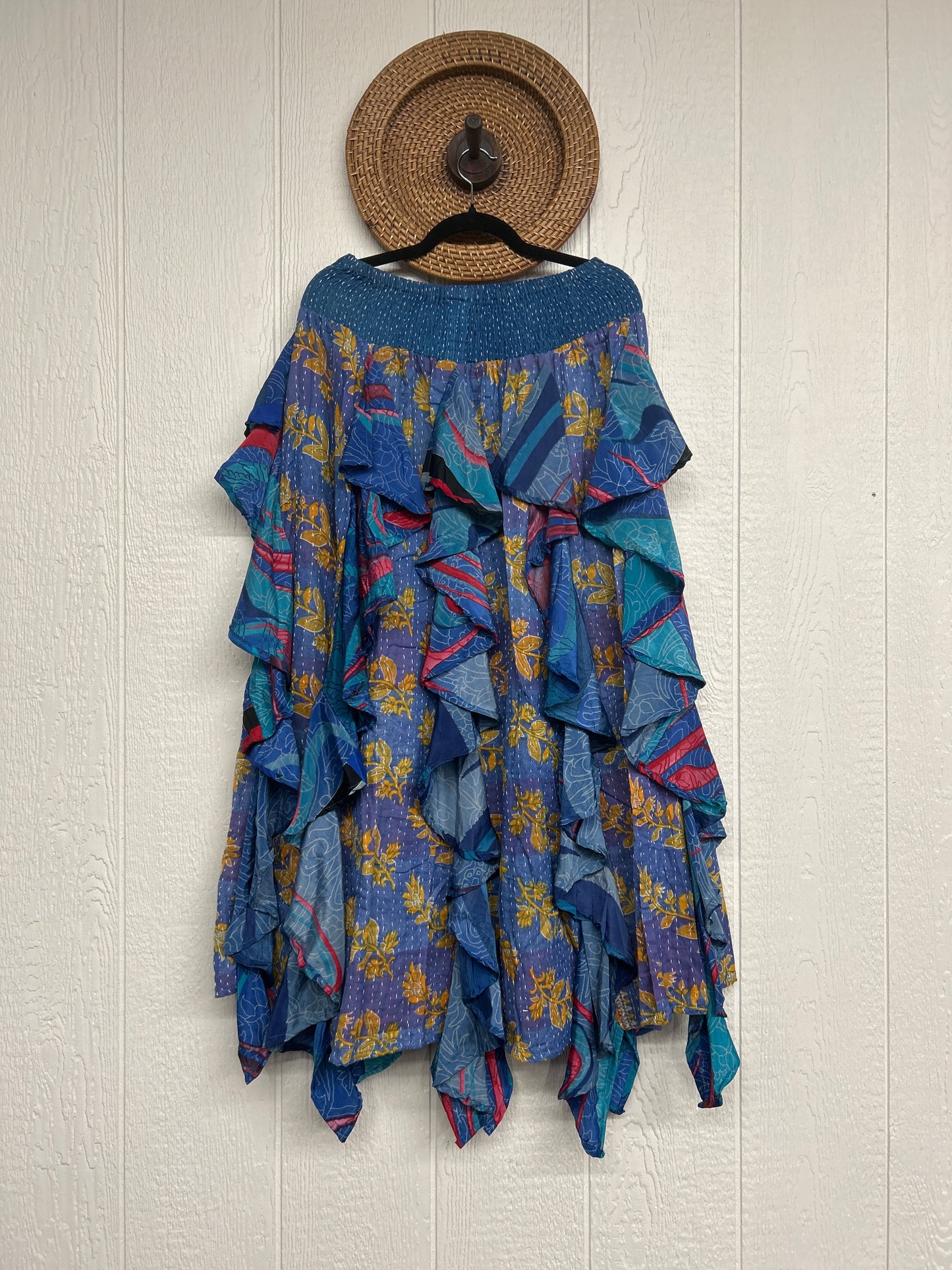 Pareo Kantha Willow Maxi Skirt 0826 012