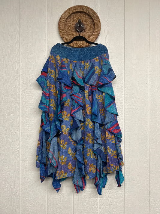 Pareo Kantha Willow Maxi Skirt 0826 012