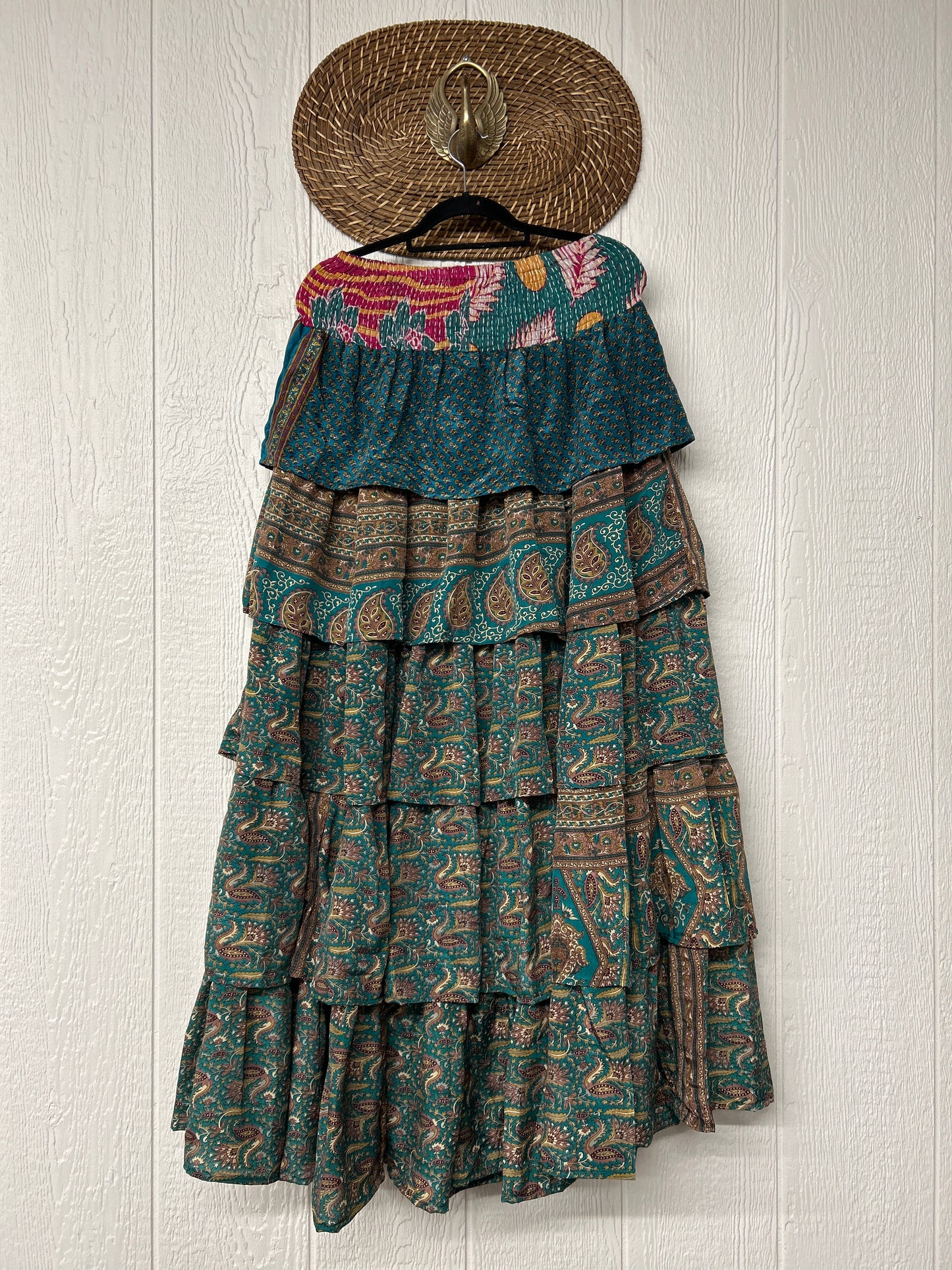 Rasgulla Sari Venus Ruffle Maxi 1125 020