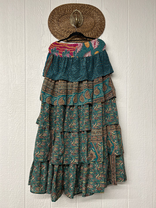 Rasgulla Sari Venus Ruffle Maxi 1125 020