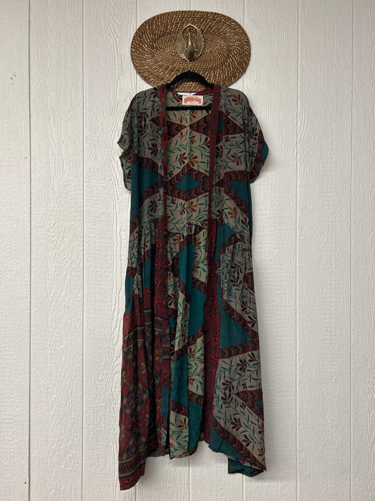 Crepe Sari Summer Evermore Kimono 0726 024