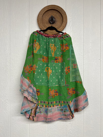 Pareo Kantha Wild Rose Skirt 0426 254