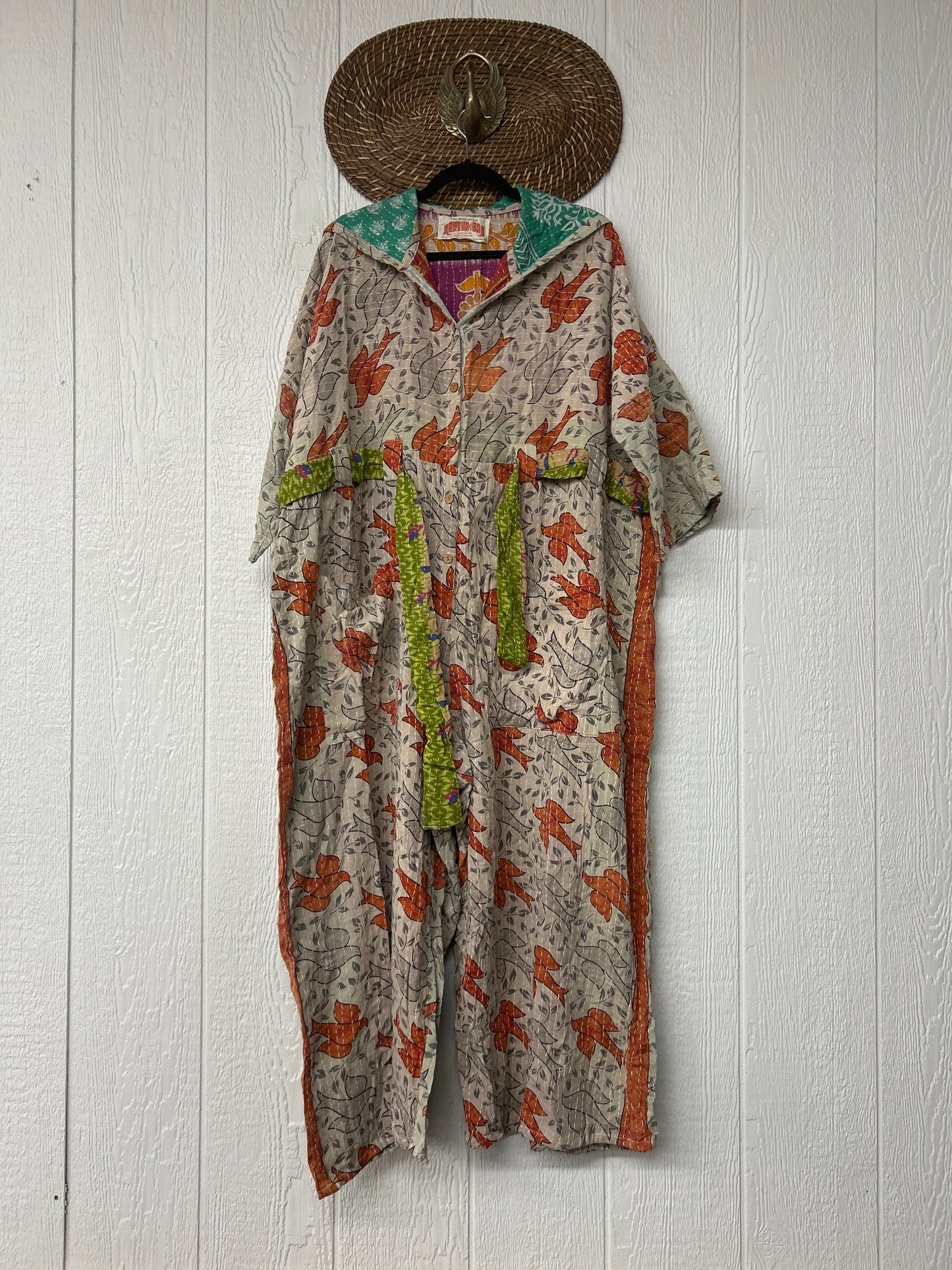 Pareo Kantha Zen Hoodie Jumpsuit 0726 001