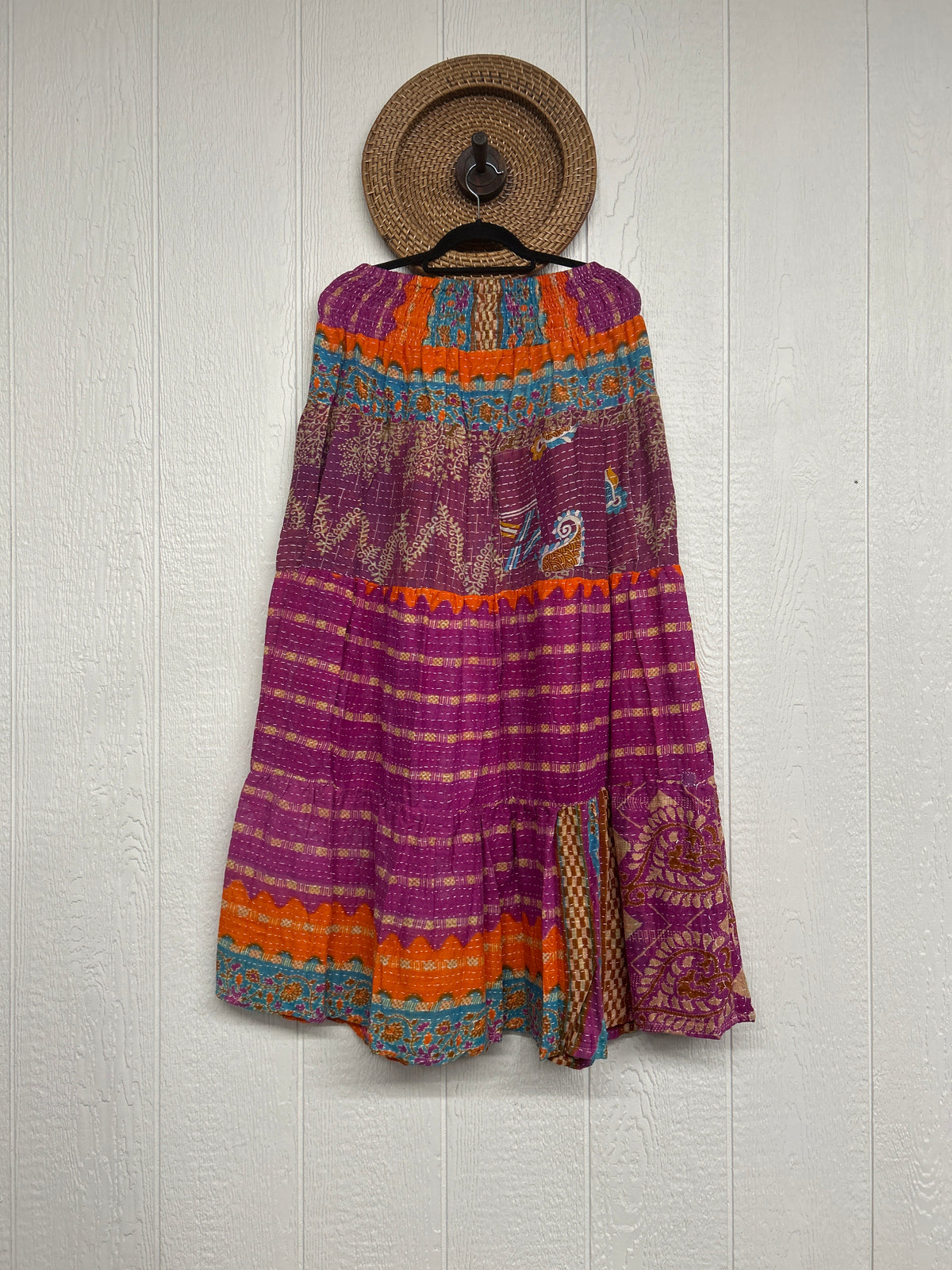 RETAIL Pareo Kantha Lotus Maxi Skirt 0826 045