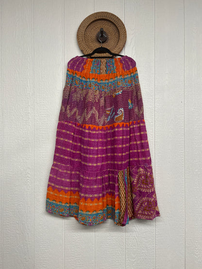 RETAIL Pareo Kantha Lotus Maxi Skirt 0826 045