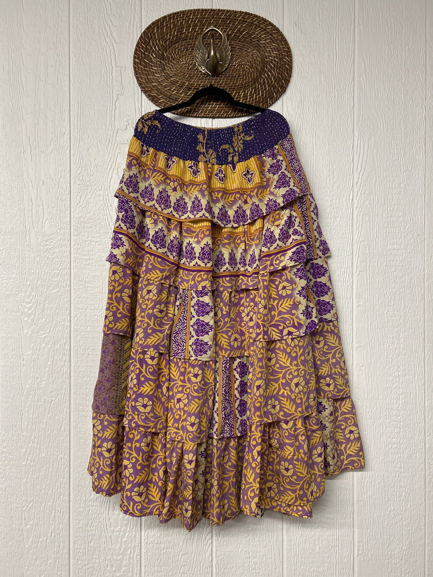 Rasgulla Sari Venus Ruffle Maxi 1125 014