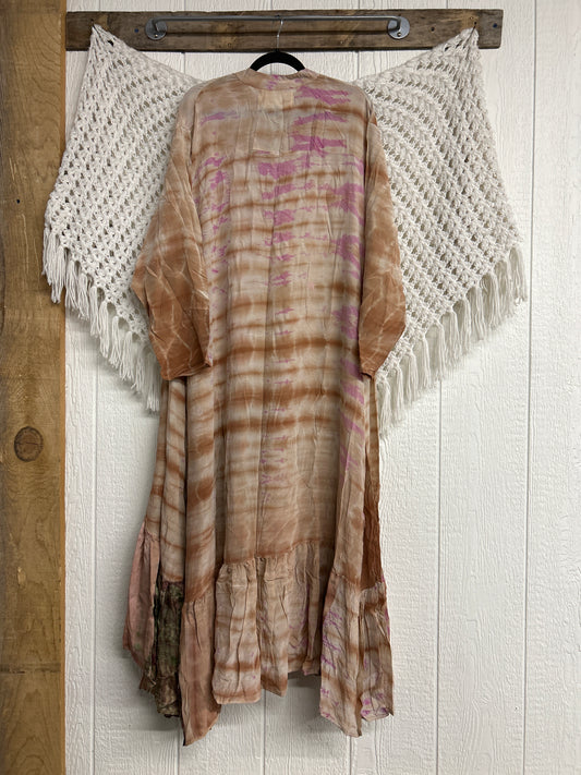 Crepe Sari Dahlia Duster Dress 0326 011