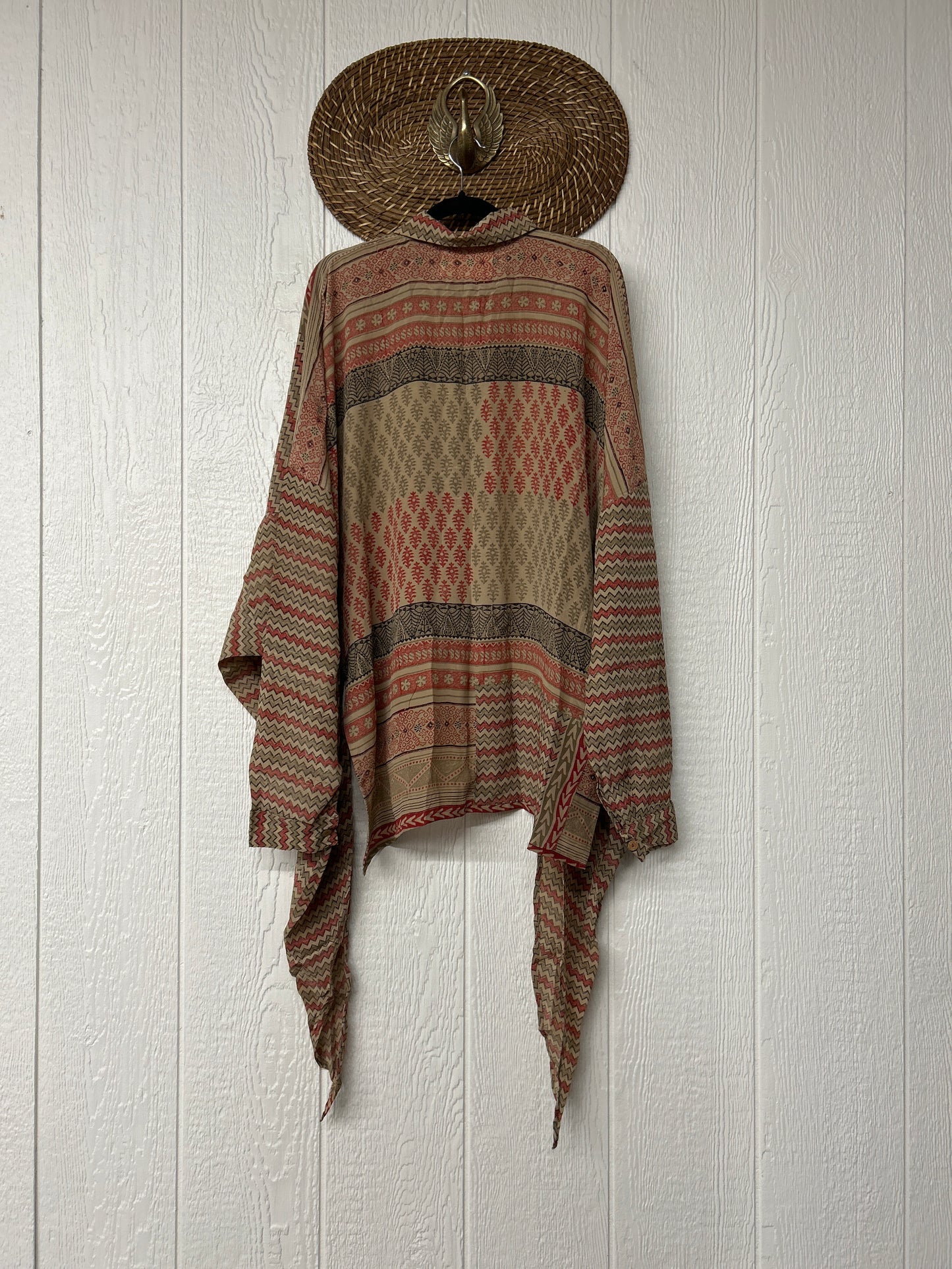 Crepe Sari Nirvana Button Down 1125 116