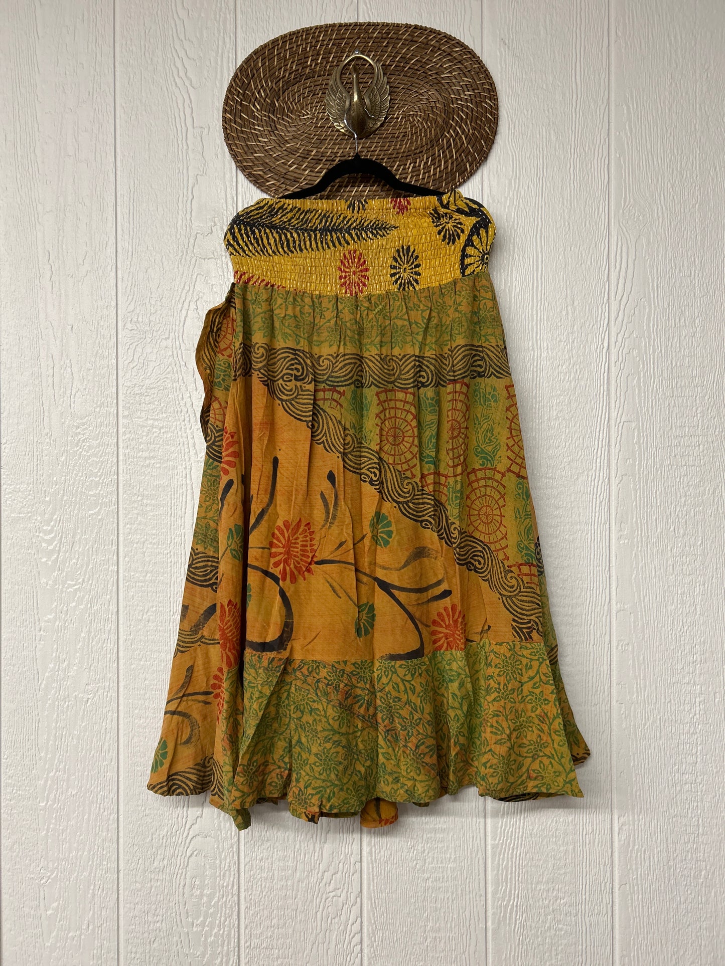 Crepe Sari Inner Peace Wrap Skirt 0626 199