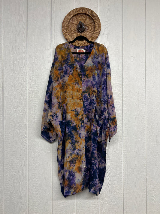 Crepe Sari Gaia Duster Dress 0426 049