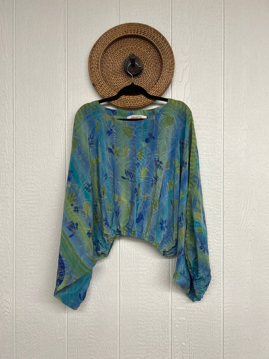 Crepe Sari Luna Crop Top 0126 085