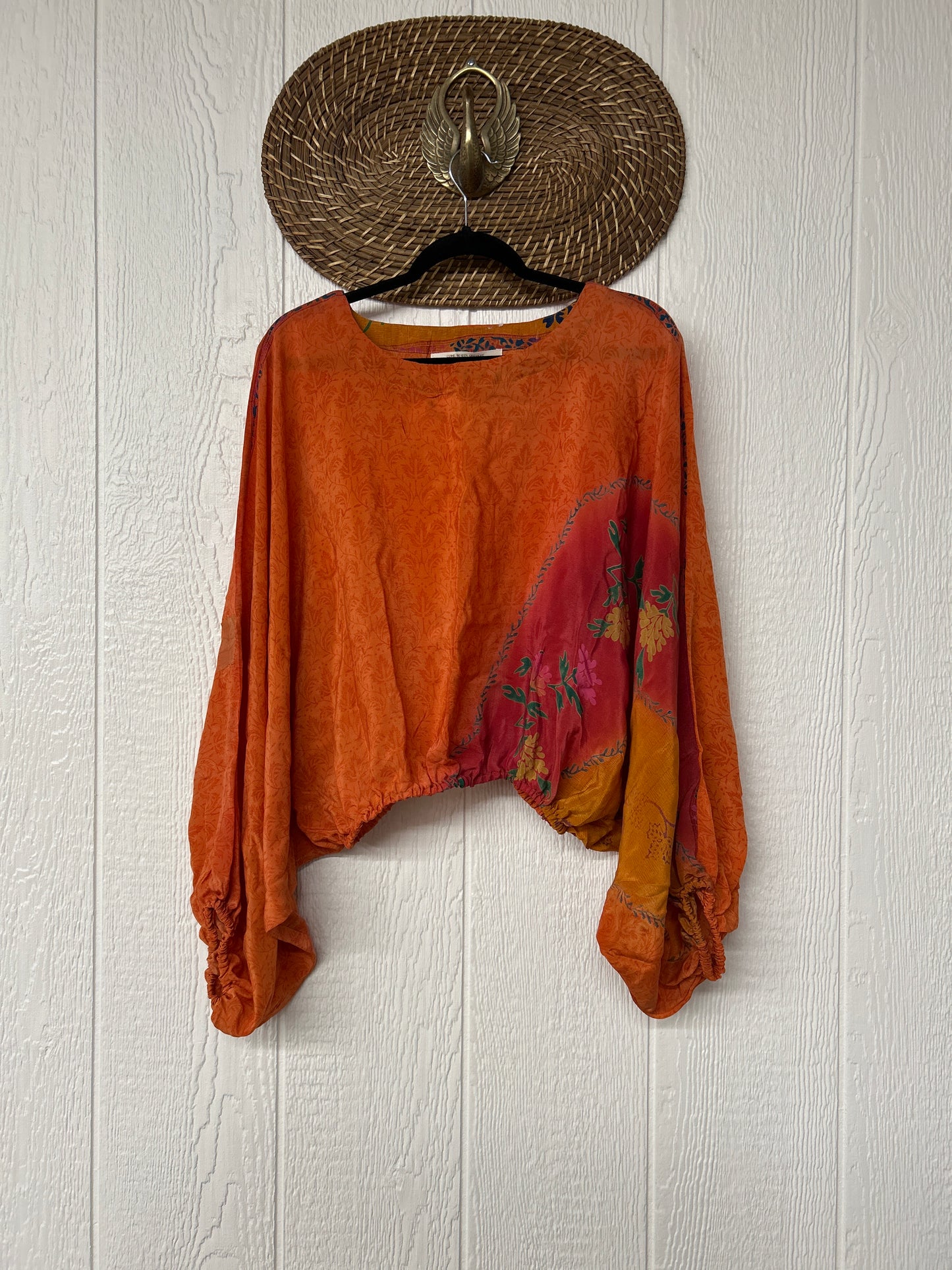 Crepe Sari Luna Crop Top 0126 244