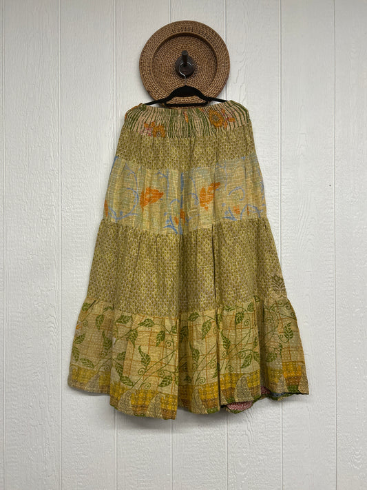 Pareo Kantha Lotus Maxi Skirt 0826 024