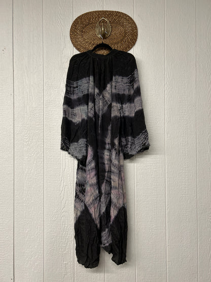 Crepe Sari Woodstock Duster Dress 0526 002