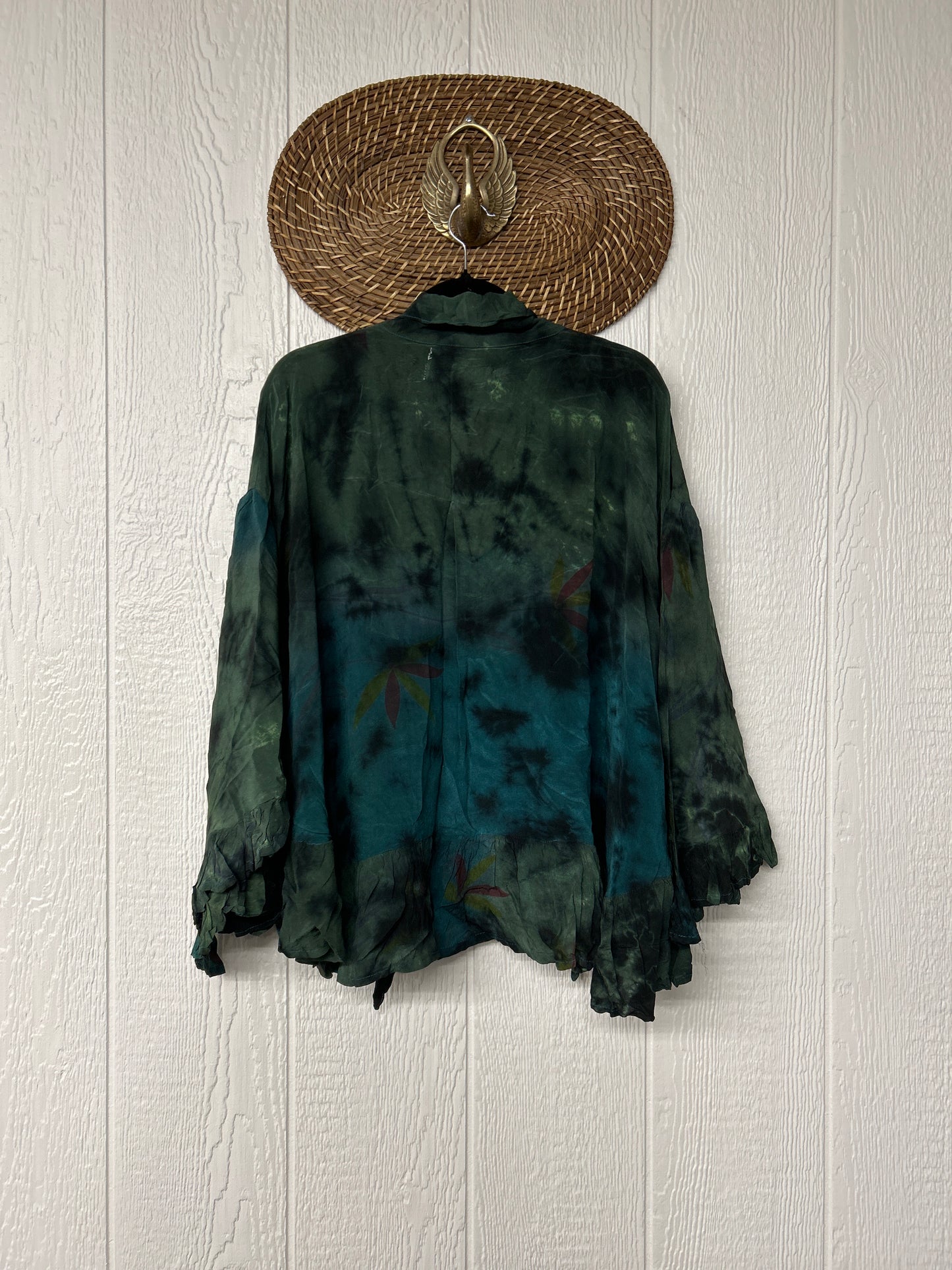 Crepe Sari Wild Rose Top 0526 008
