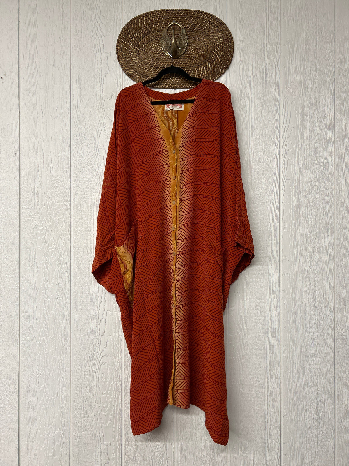 Crepe Sari Gaia Duster Dress 0826 091