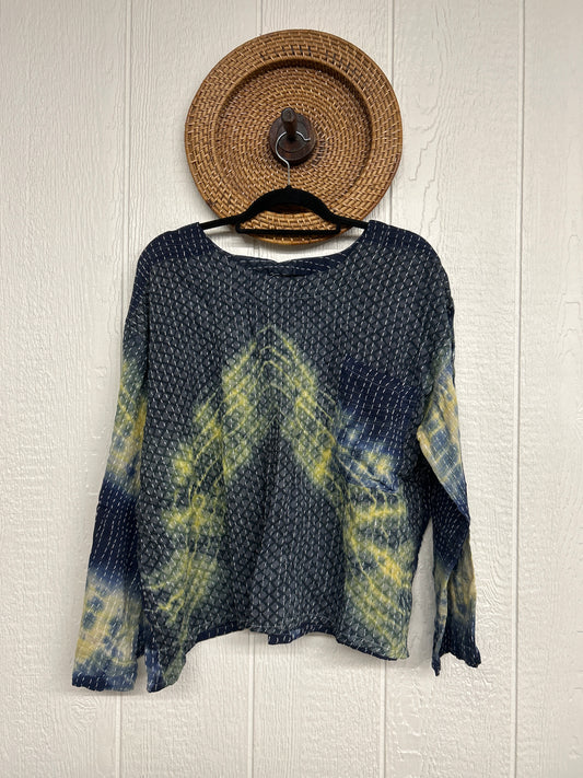 Pareo Kantha Wanderer Pocket Crop Top 0526 011