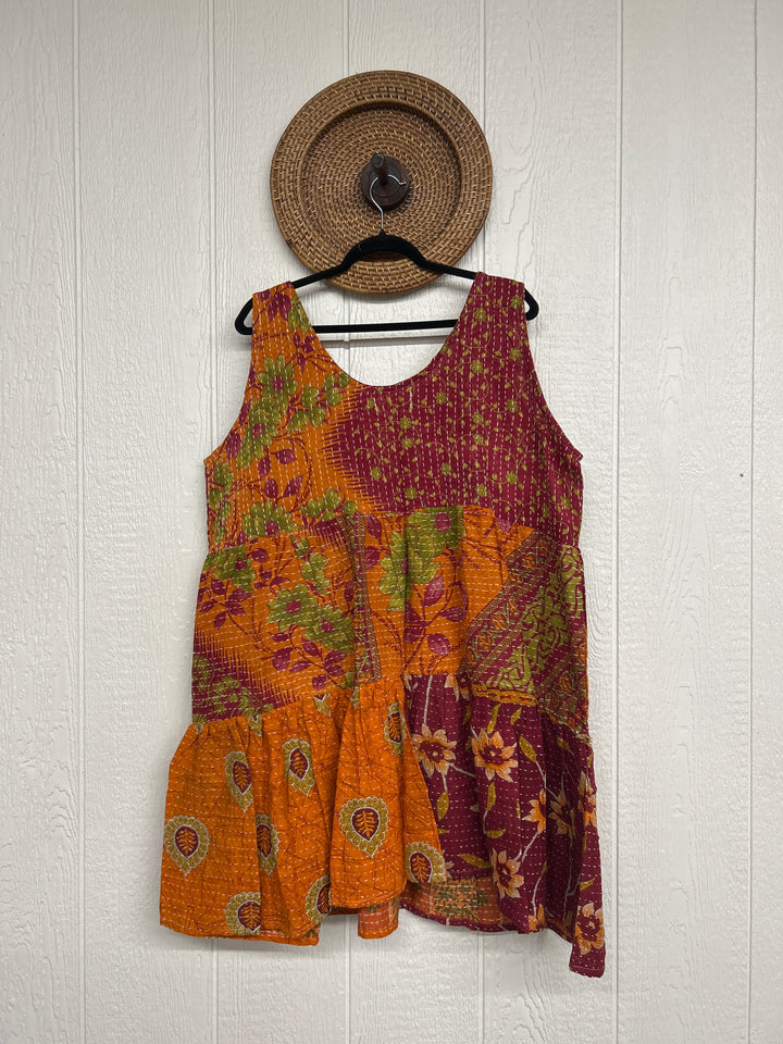 Kantha Meadow Mini Dress 0625 133