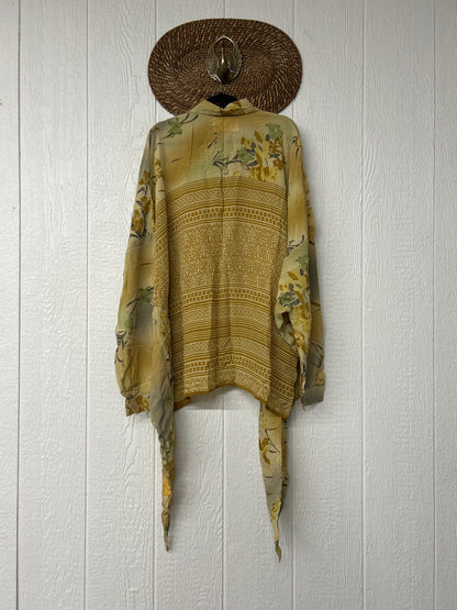 Crepe Sari Nirvana Button Down 1125 107