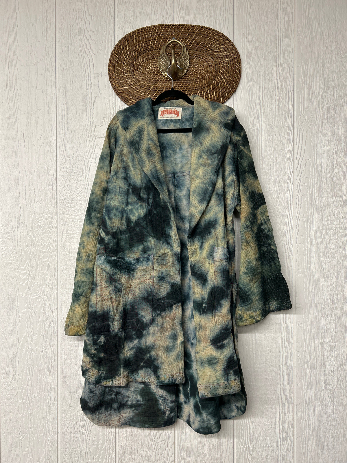 Fine Kantha Drifter Coat 1026 094