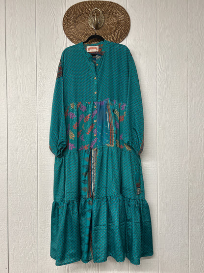Rasgulla Sari Luminous Maxi Dress 0226 032
