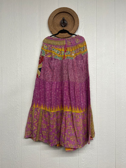 Pareo Kantha Lotus Maxi Skirt 0826 076
