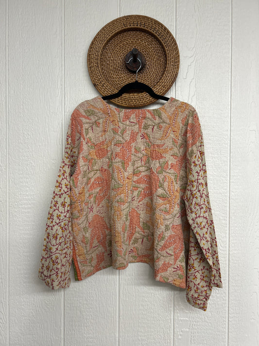 Pareo Kantha Wanderer Pocket Crop Top 0226 058