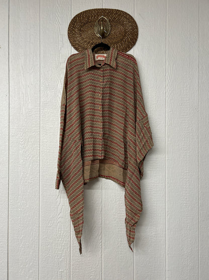 Crepe Sari Nirvana Button Down 1125 116