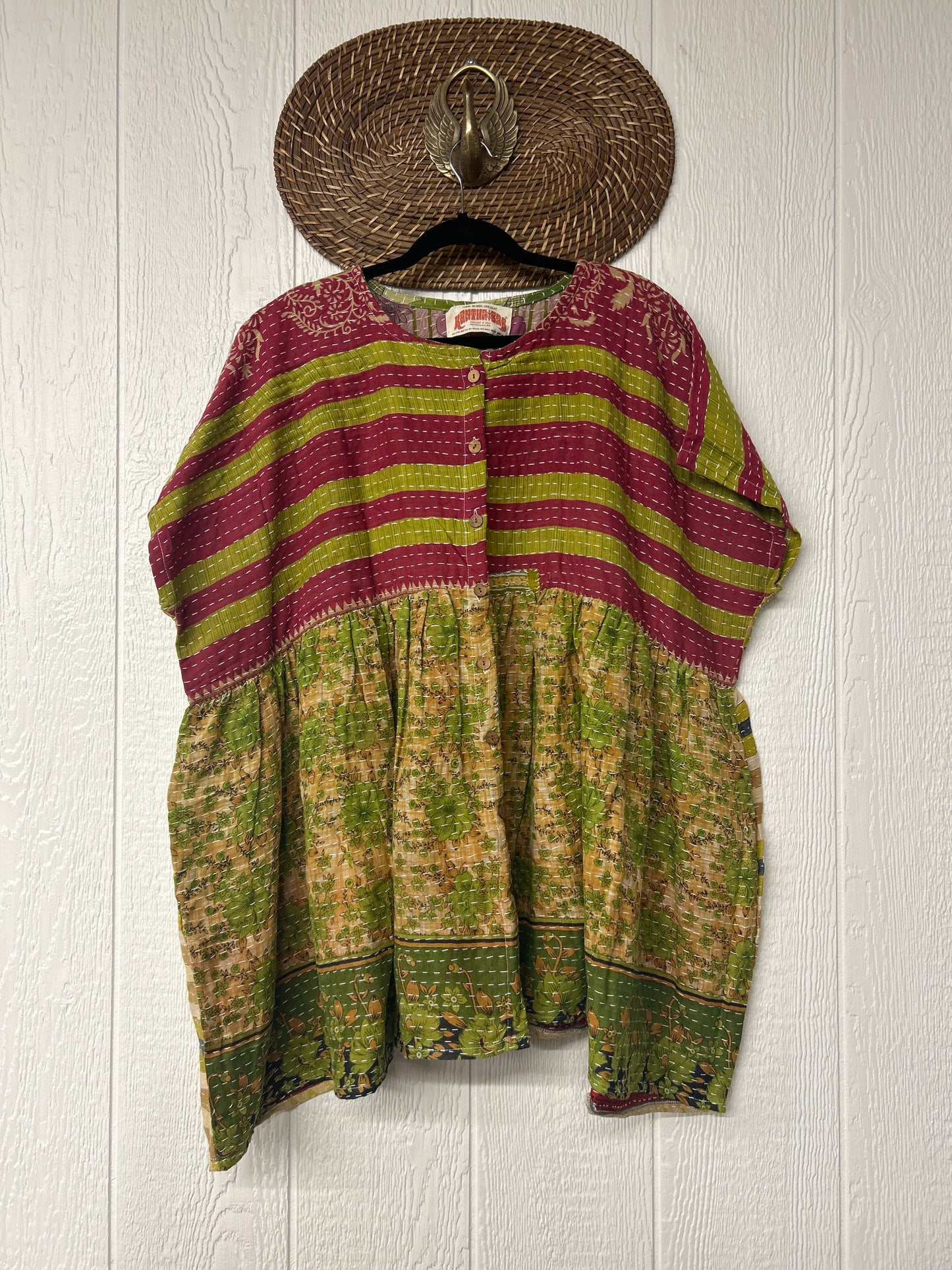 Pareo Kantha Daydreamer Button Down Mini 1225 037