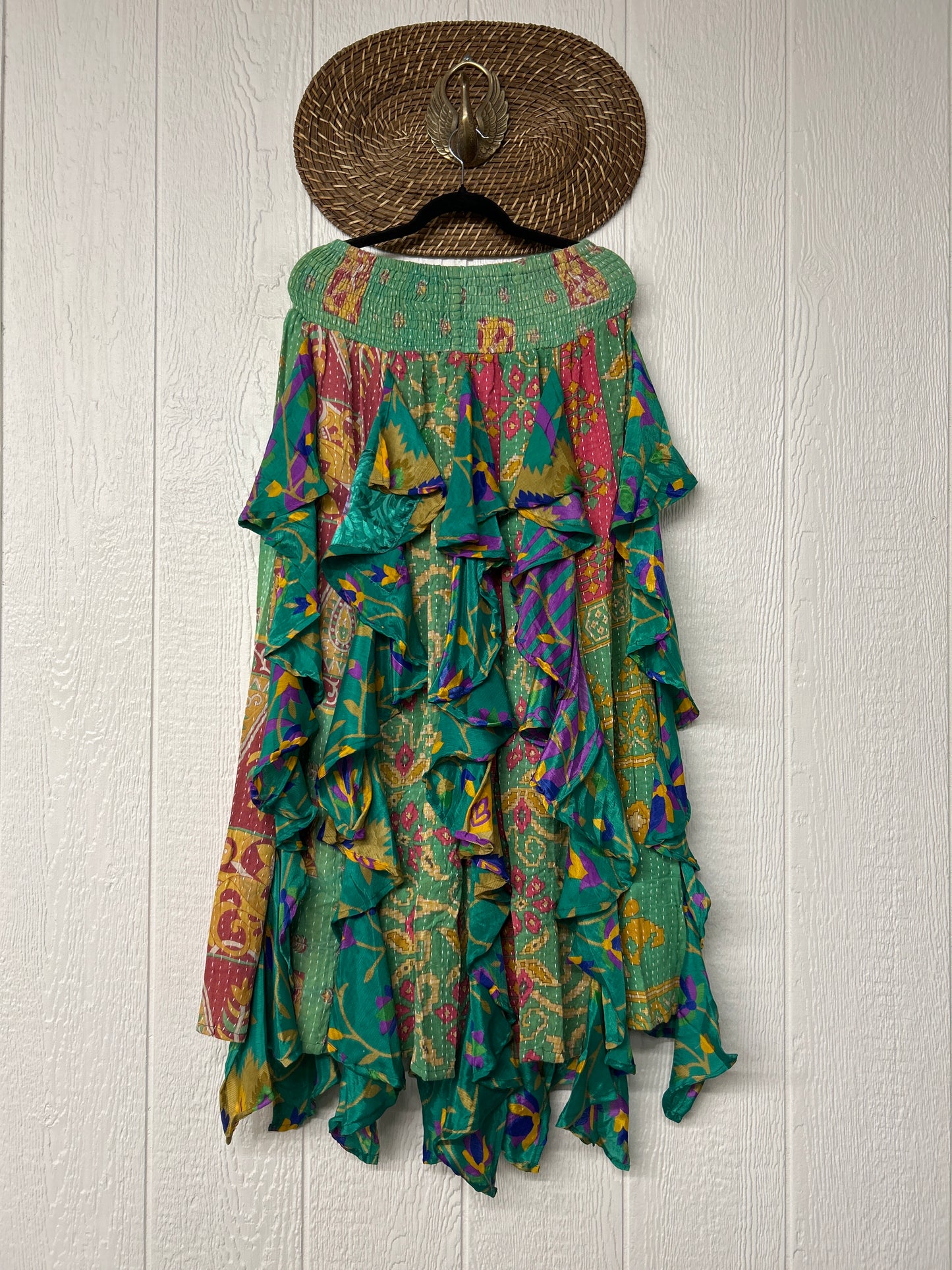 Pareo Kantha Willow Maxi Skirt 0826 105