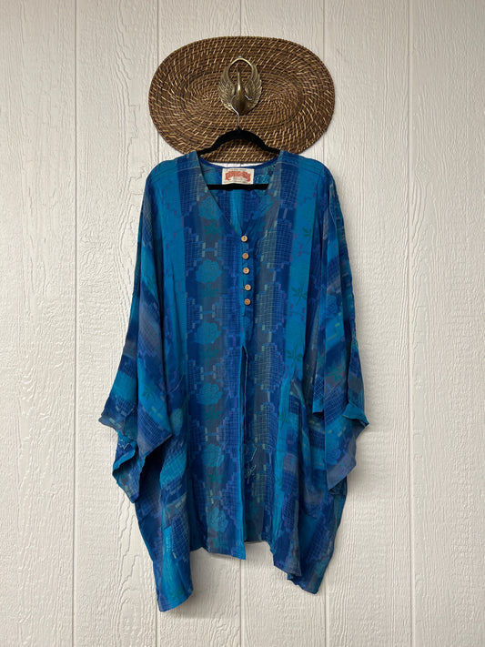 Crepe Sari Gaia Split Tunic 0226 258