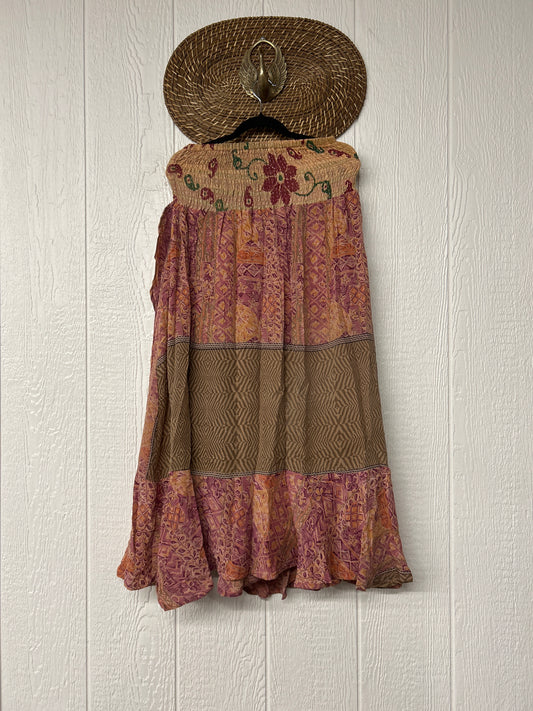 Crepe Sari Inner Peace Wrap Skirt 0626 091