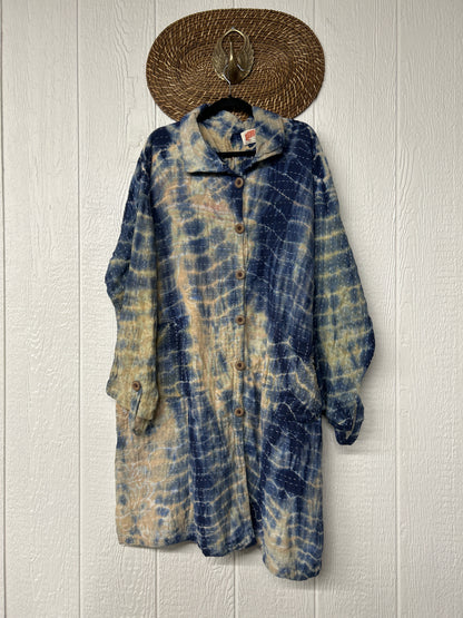 Aura Edit Koverlet Button Down Trench Coat 1026 001