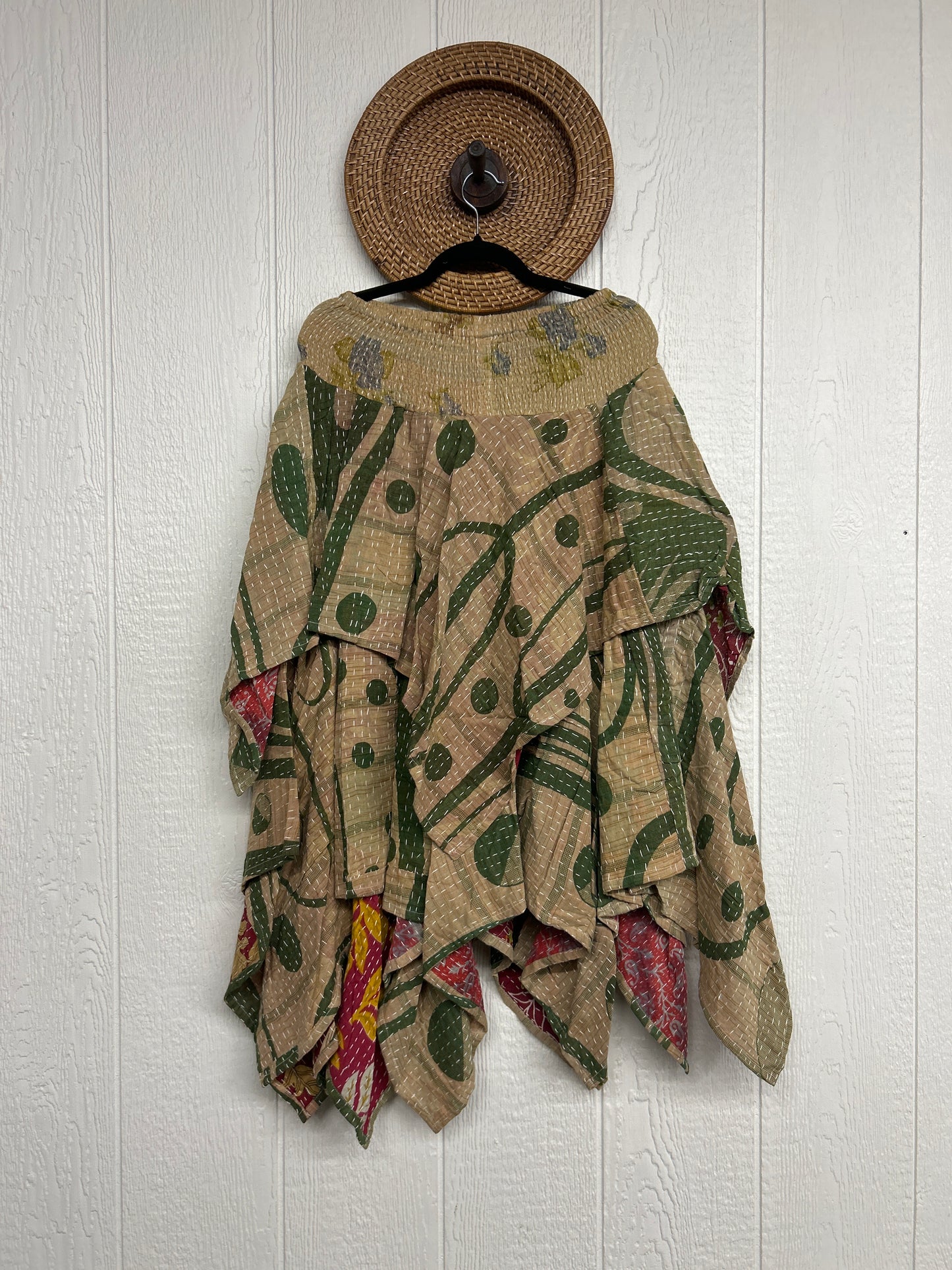 Pareo Kantha Pixie Skirt 0426 118