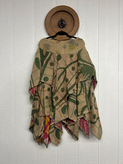 Pareo Kantha Pixie Skirt 0426 118