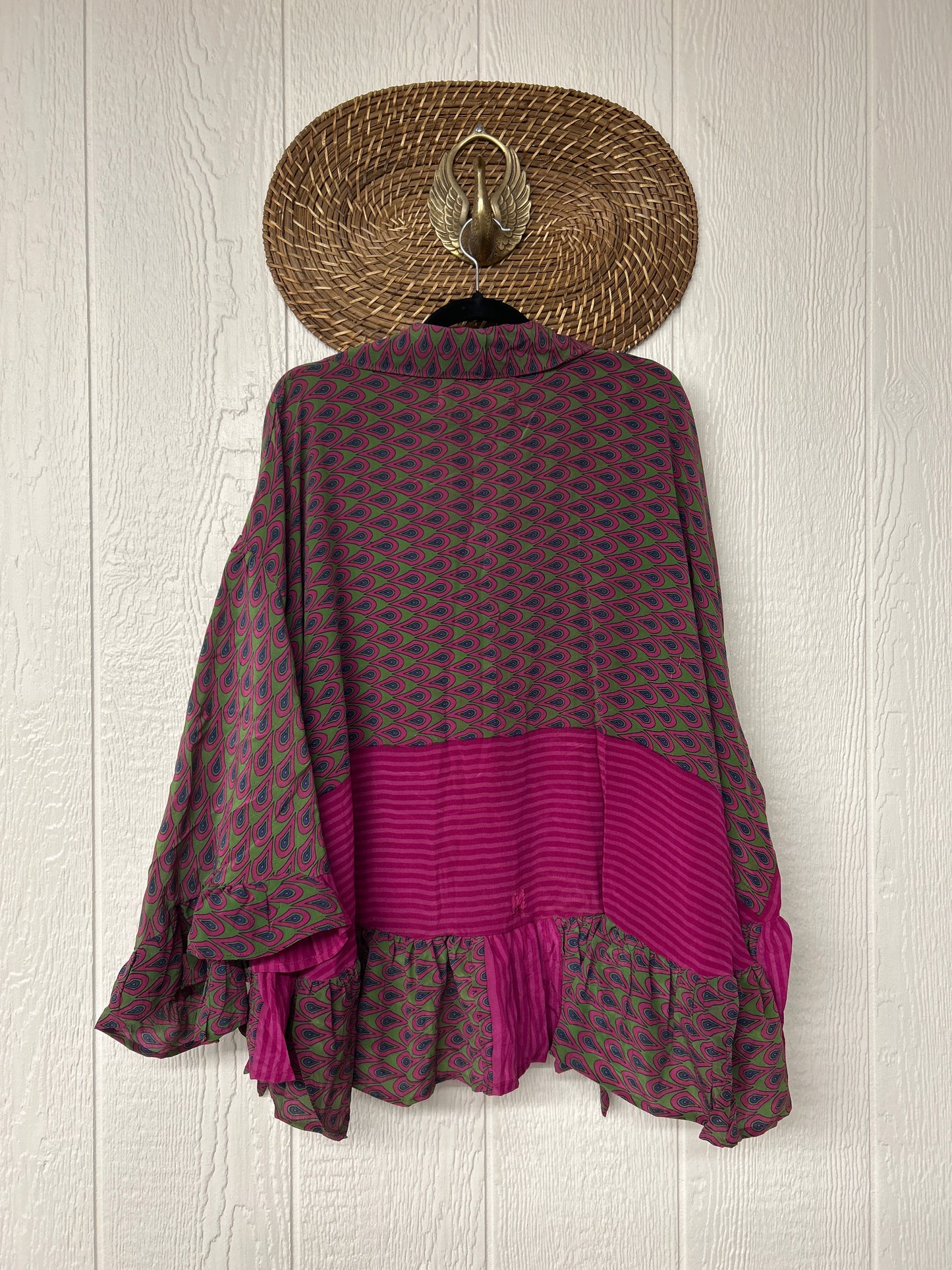 Crepe Sari Wild Rose Top 1225 159