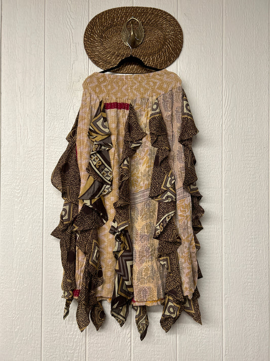 Pareo Kantha Willow Maxi Skirt 0826 122